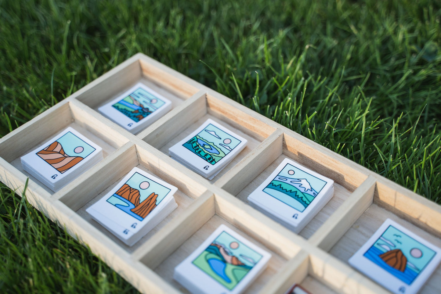 7 Wonders of Oregon Polaroid Stickers