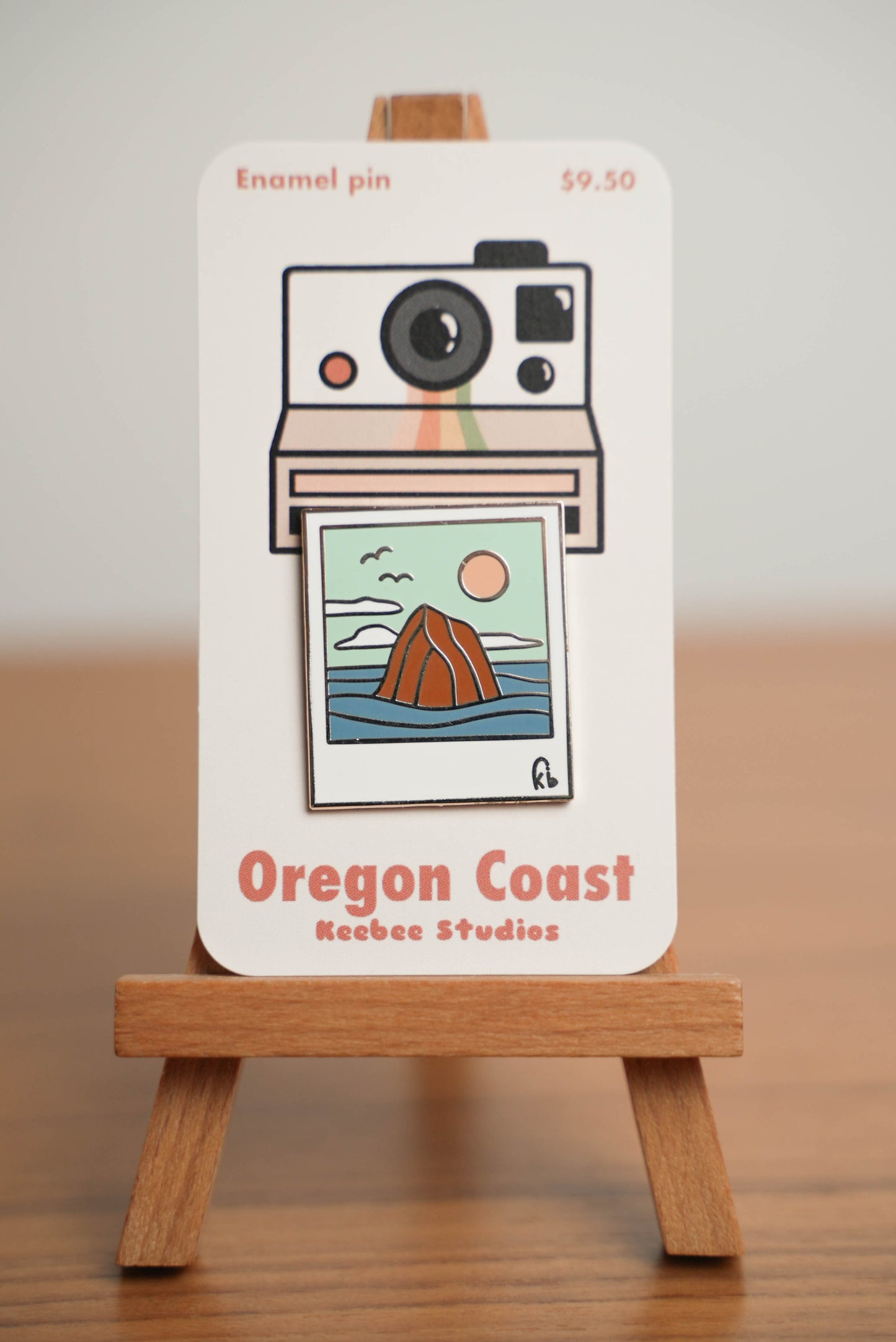 7 Wonders of Oregon Polaroid Enamel Pins