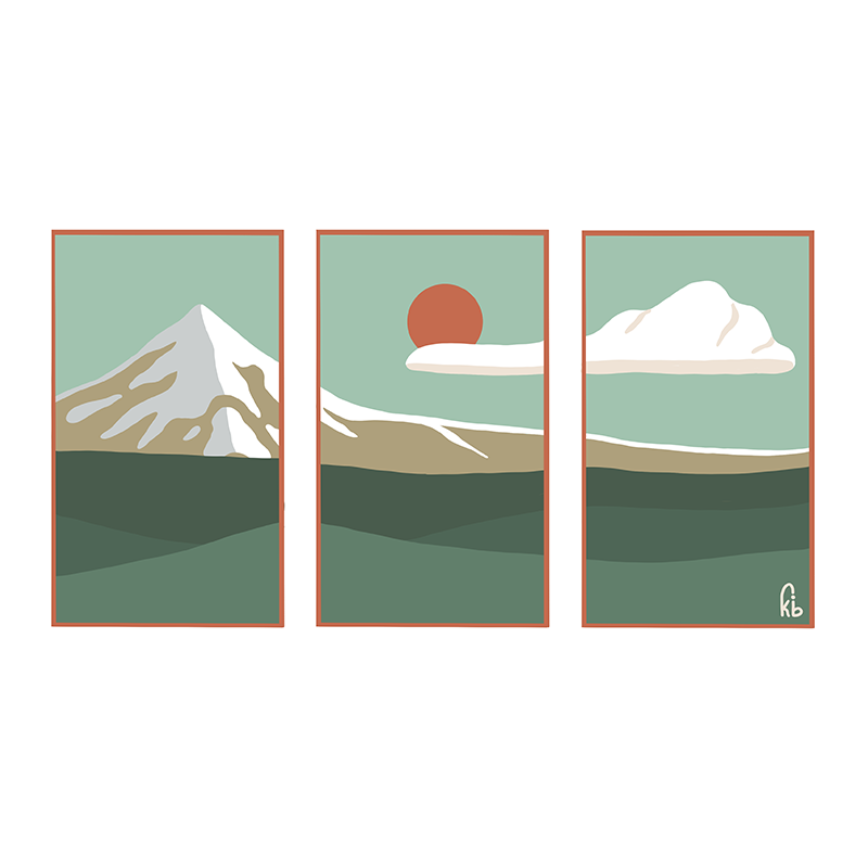 Mt. Hood Triptych