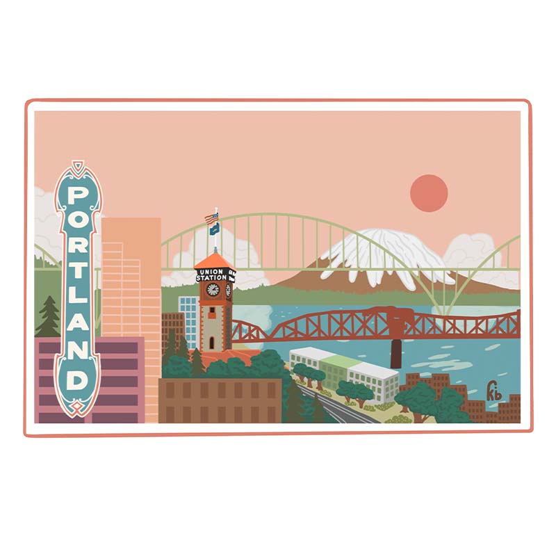 First Thursday Portland Art Print