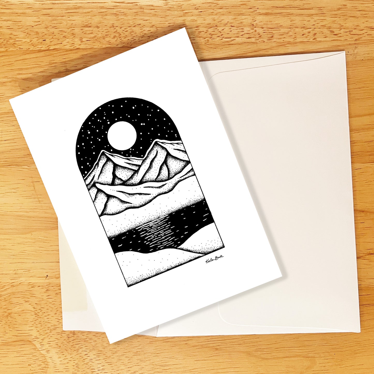 Arch Mountains Greeting Card