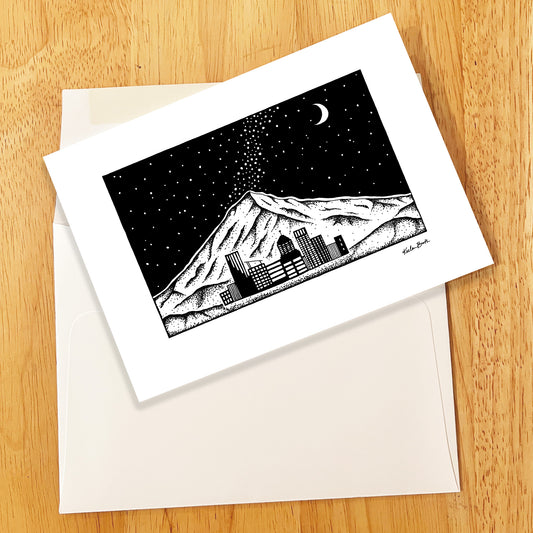 Portland // Mt. Hood Greeting Card