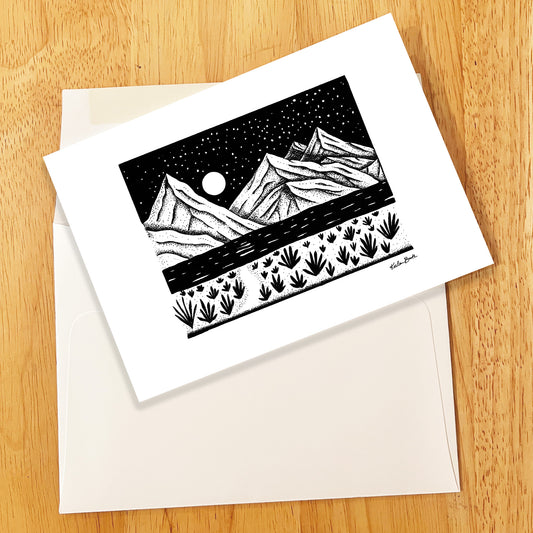 Sagebrush Lake Greeting Card