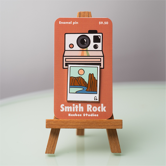 Smith Rock Polaroid Enamel Pin