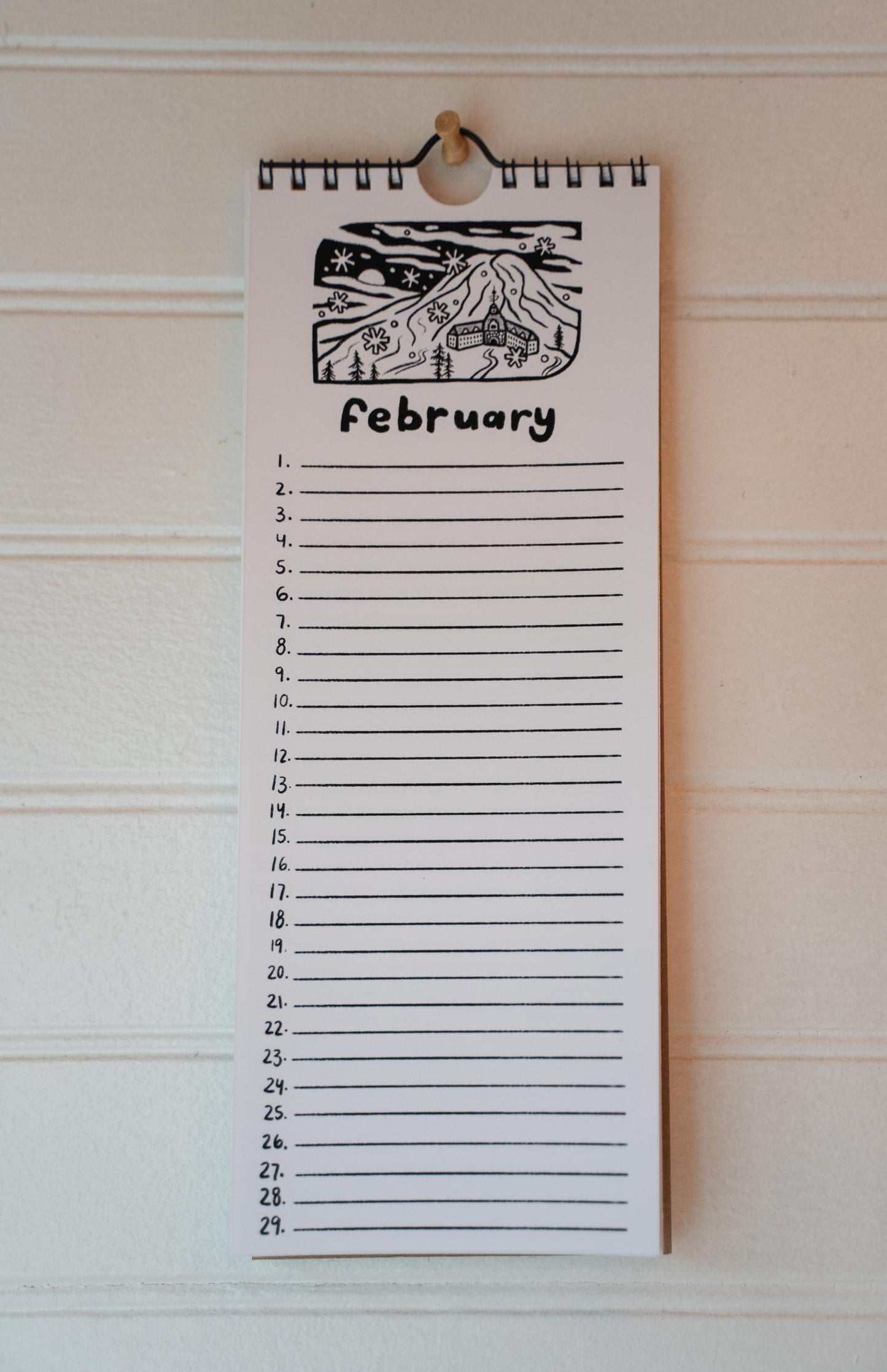 Perpetual Wall Calendar