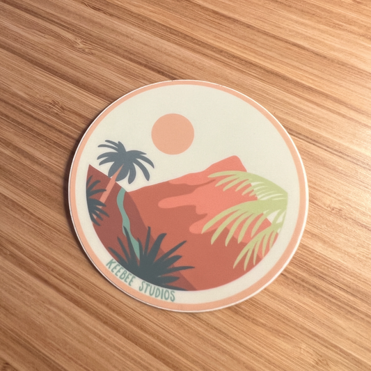 Palm Mountain - Sticker